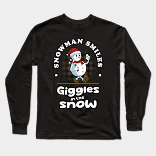 Funny Snowman Long Sleeve T-Shirt